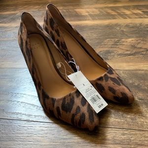 Leopard Print Three Inch Heels